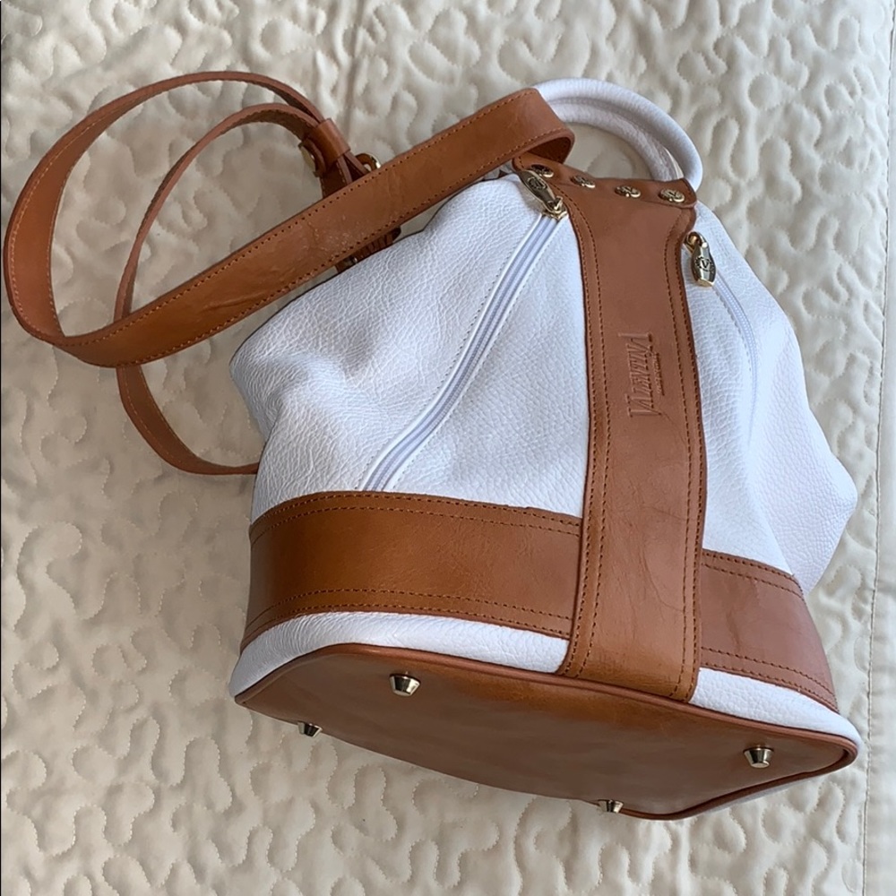 Valentina leather backpack purse